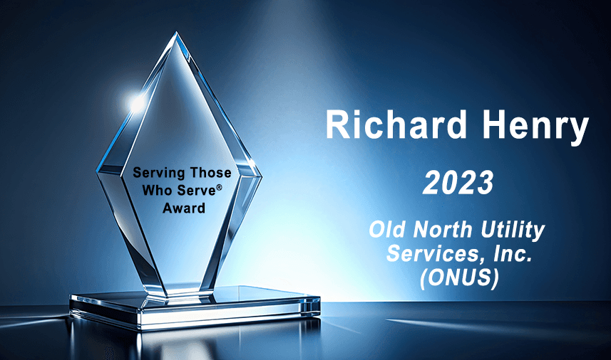 2023 Serving Those Who Serve Award recipient