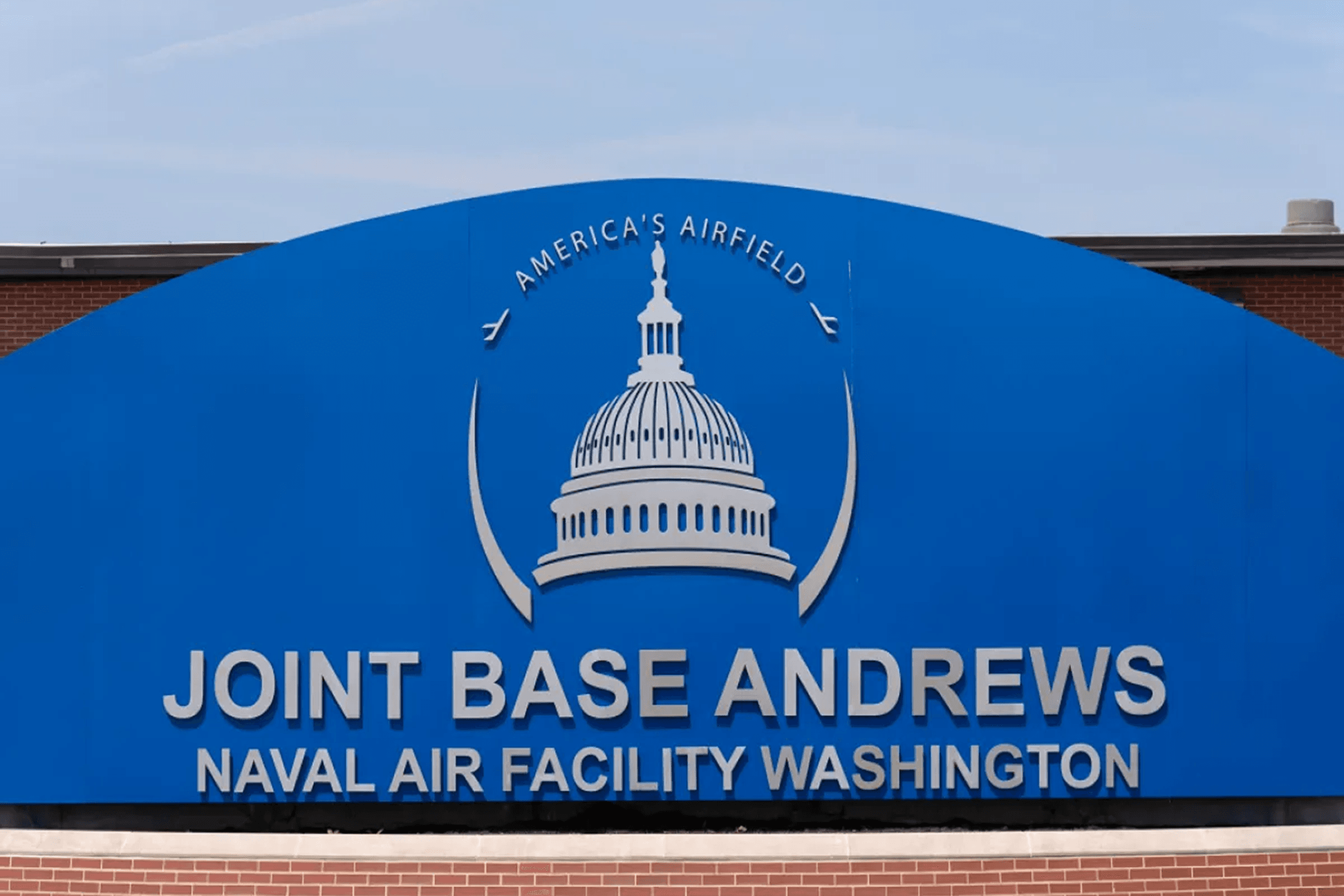Joint Base Andrews sign