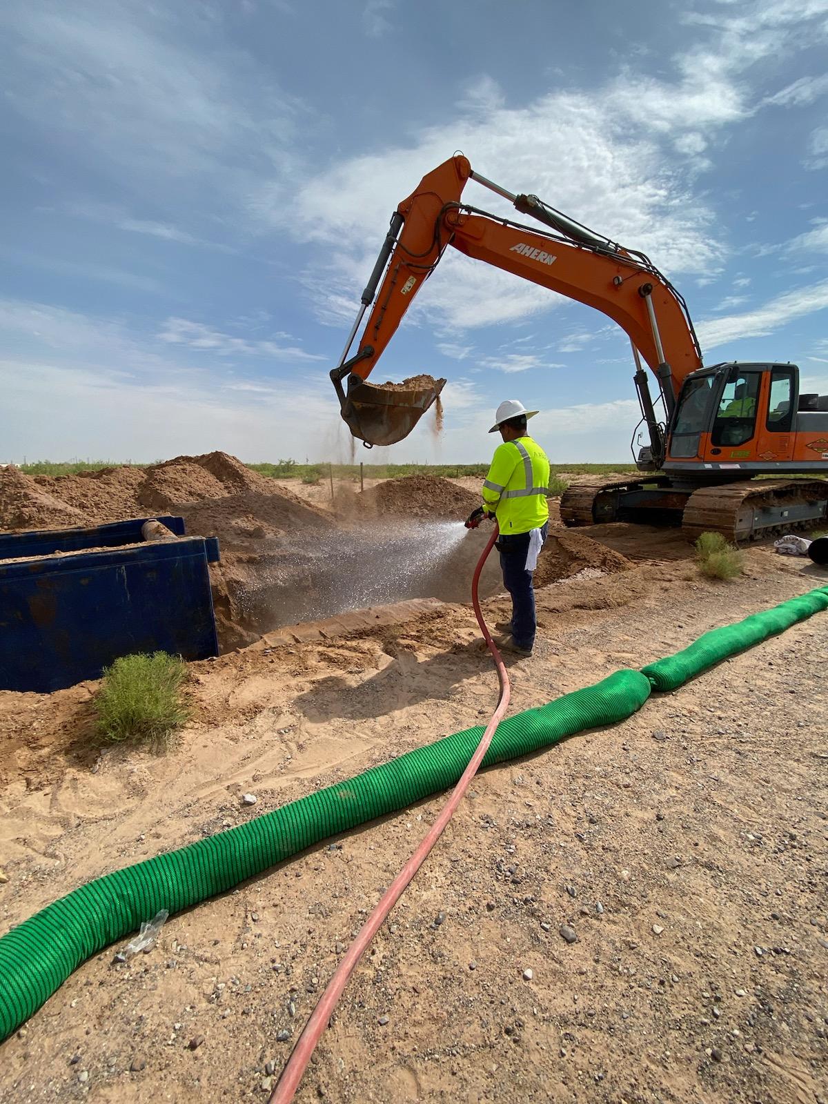 Installing 14" Ductile Pipe