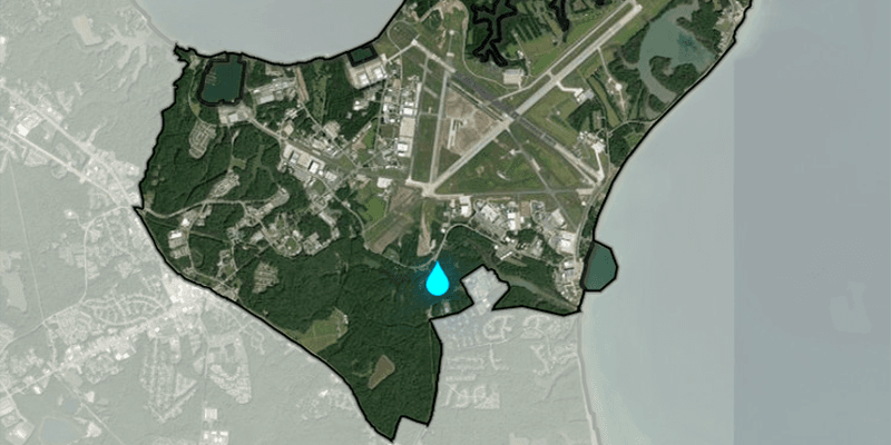 NAS Patuxent River utility map