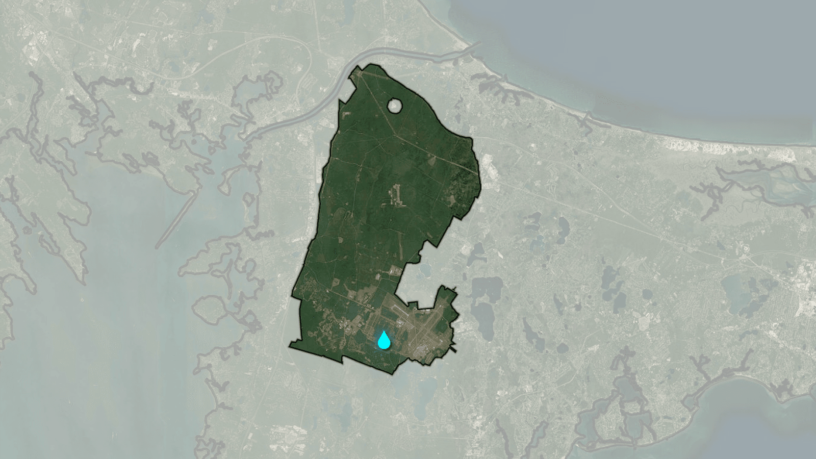 Joint Base Cape Cod utility map