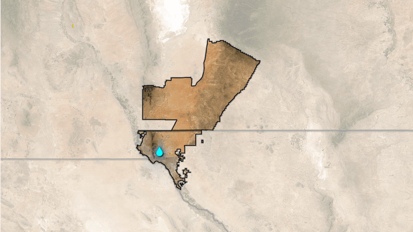 Fort Bliss utility map